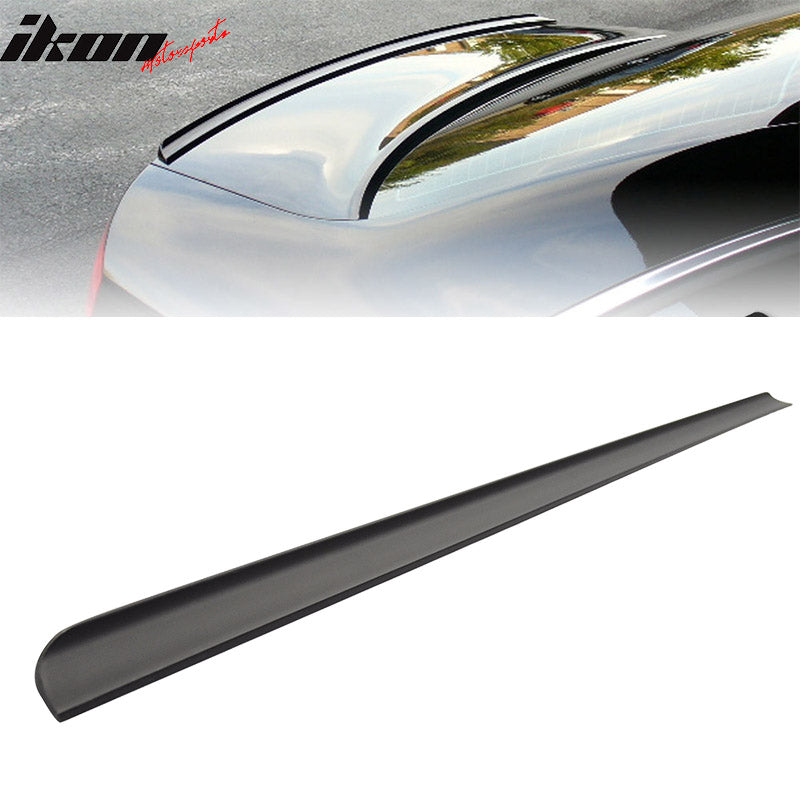 1986-1995 Mercedes-Benz W124 PV Style Black Trunk Spoiler PUF