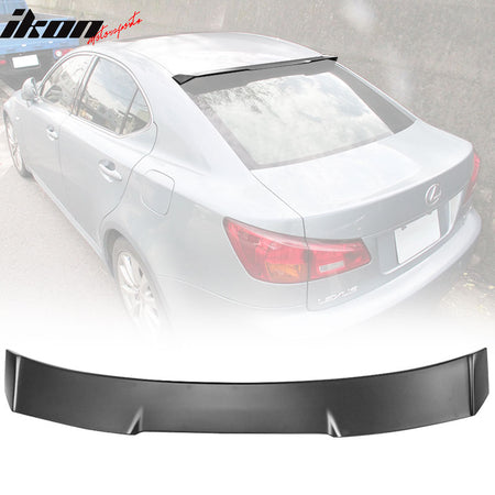 Fits 06-13 IS250 IS350 Sedan 4-Door V Style Roof Spoiler - ABS