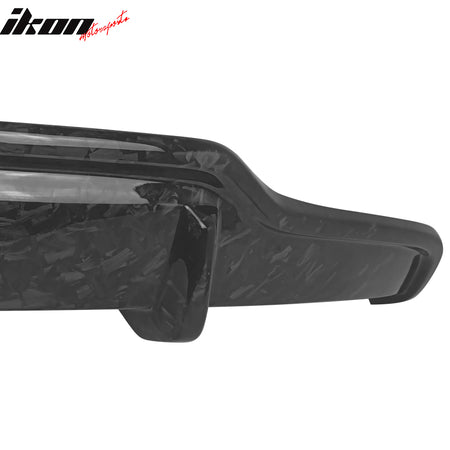 Fits 17-23 Tesla Model 3 V Style Rear Bumper Lip Diffuser Forged Carbon Fiber