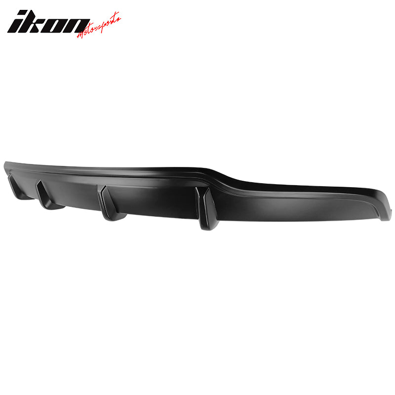 Fits 17-23 Tesla Model 3 V Style Rear Bumper Lip Diffuser Valance ABS Unpainted