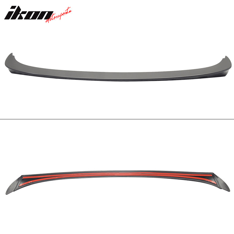 Fits 06-11 BMW E90 3-Series A Style Rear Trunk Spoiler Wing Lip ABS Unpainted