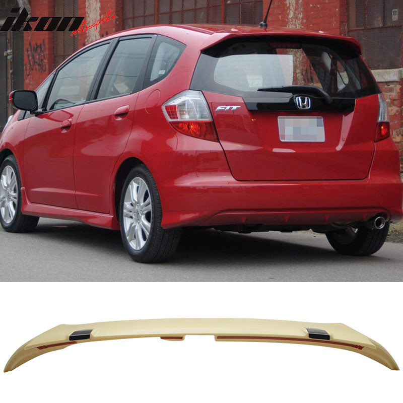 2009-2013 Honda Fit USDM JDM Jazz 3D Unpainted Trunk Spoiler ABS