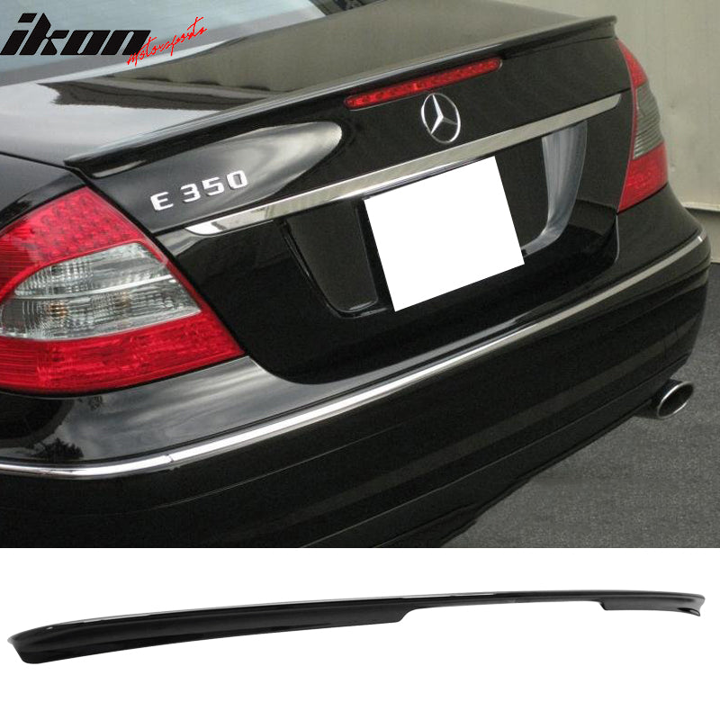 Fits 02-08 Mercedes-Benz E-Class W211 4Dr Unpainted ABS Trunk Spoiler