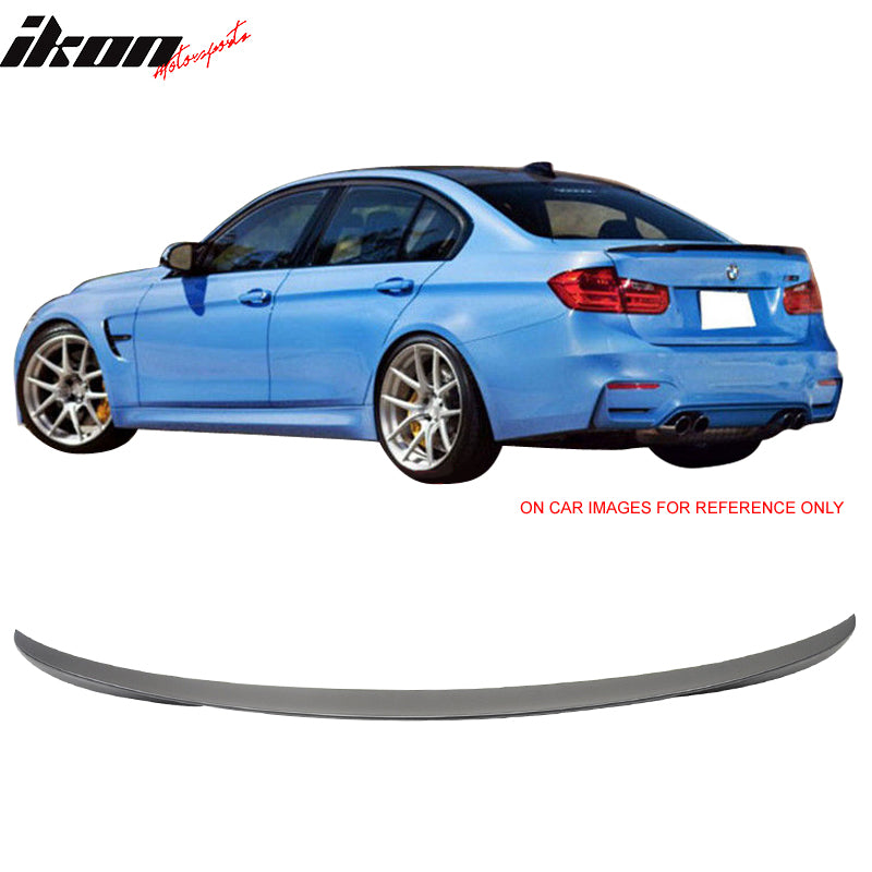 2014-2019 BMW F80 3 Series Performance Style Gray Trunk Spoiler ABS