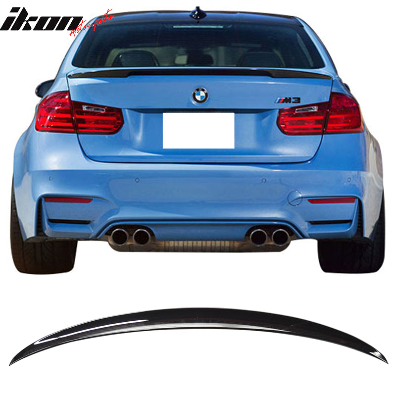 2014-2019 BMW F80 P Painted #475 Black Sapphire Trunk Spoiler Wing ABS