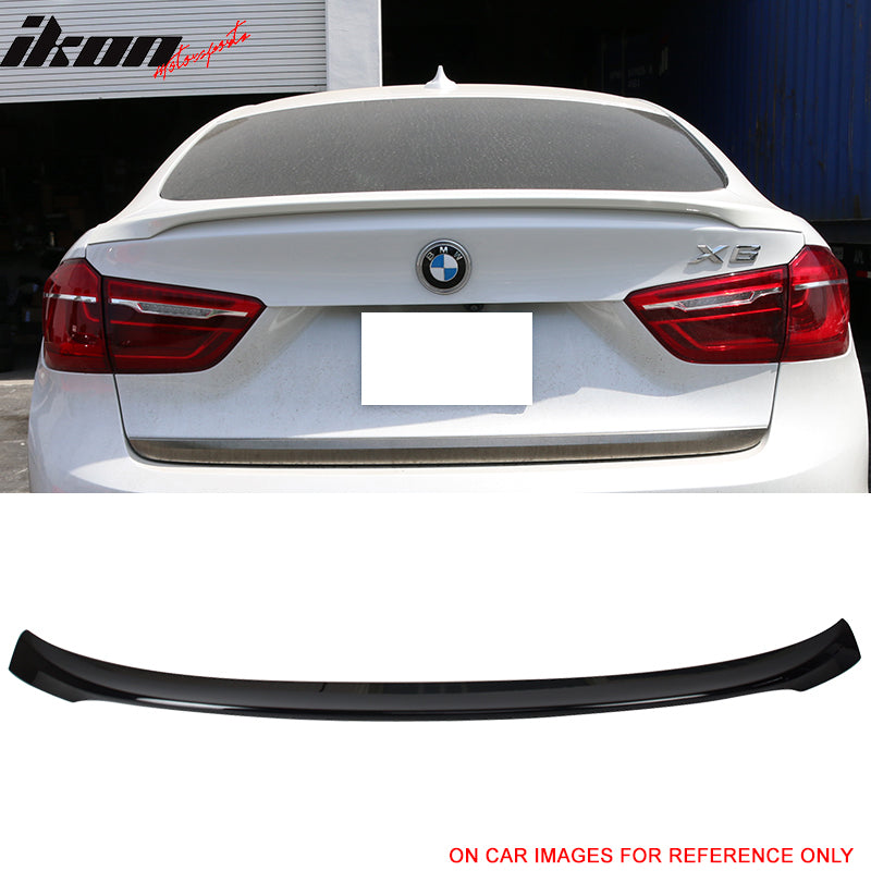 2015-2019 BMW F16 F86 X6 #416 Carbon Black Metallic Trunk Spoiler ABS