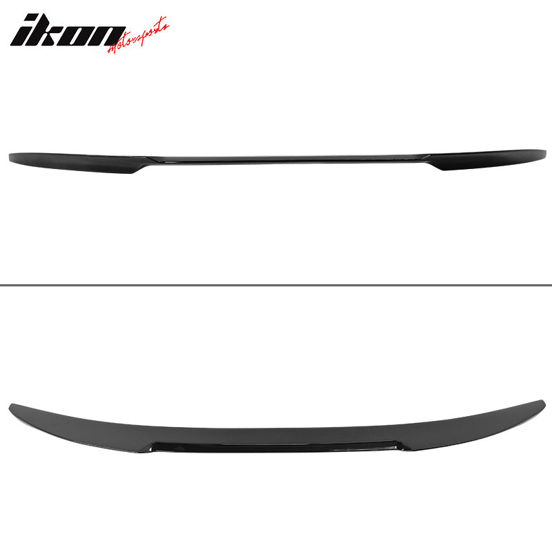 Fits 17-23 BMW G30 5 Series M4 Style Trunk Spoiler #416 Carbon Black Metallic