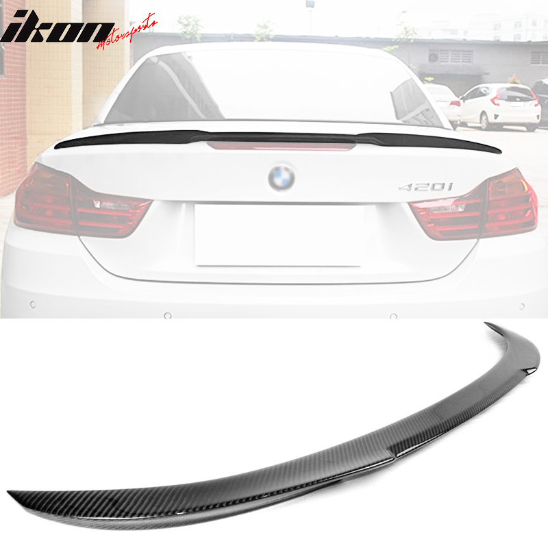 2014-2020 BMW 4-Series F33 Convertible M4 Trunk Spoiler Carbon Fiber