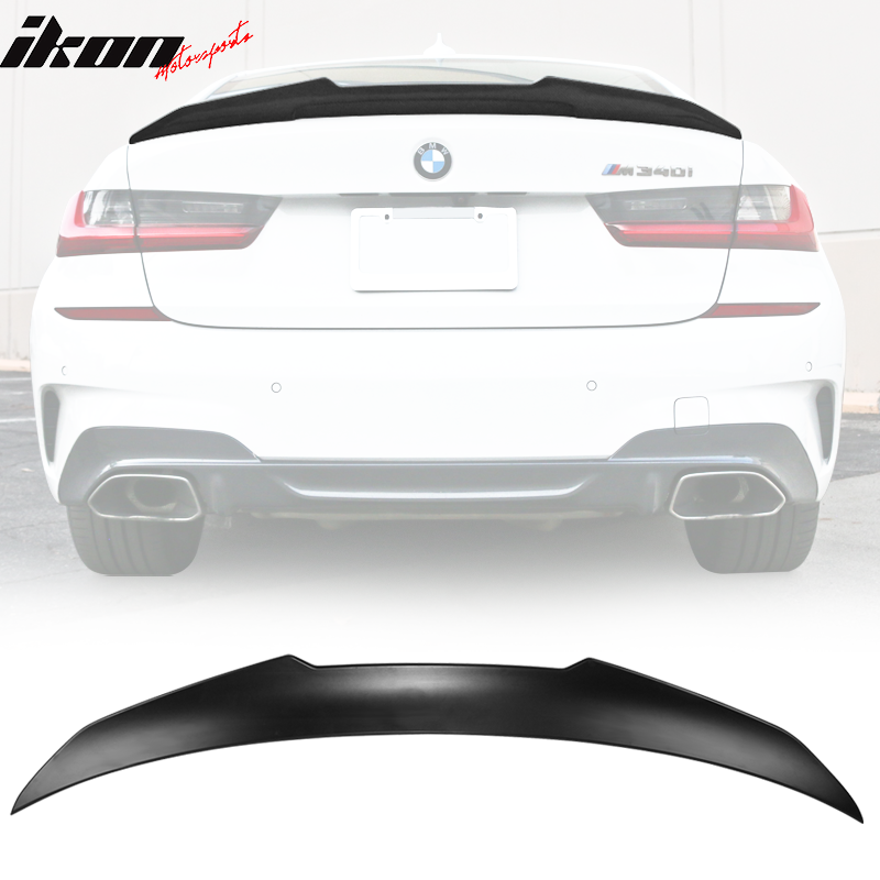 Fits 19-22 BMW G20 Sedan 4-Door V Style Trunk Spoiler - ABS