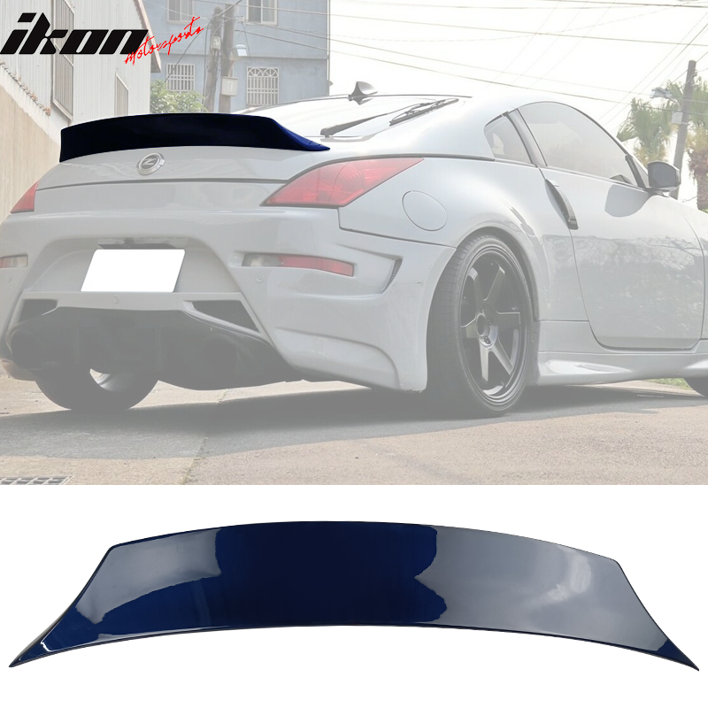 2003-2009 Nissan 350Z Fairlady V Style #BW5 Blue Trunk Spoiler ABS