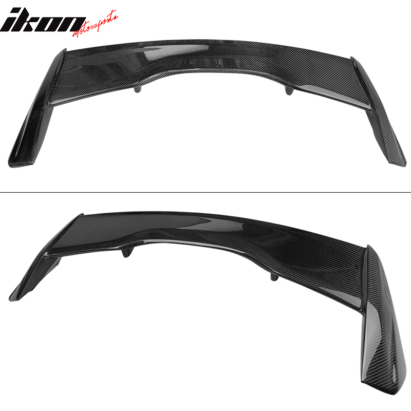 Fits 18-20 Ford Focus Hatchback RS Style Rear Trunk Spoiler Wing Carbon Fiber