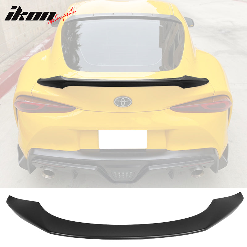 2020-2024 Toyota Supra GR MK5 TRD Style Matte Black Trunk Spoiler ABS