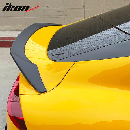 Fits 20-24 Toyota GR Supra 5th MK5 TRD Style Matte Black Rear Trunk Spoiler Wing