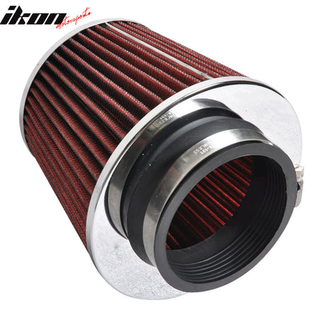 3.5 Inch Race Performance Cold Air Intake Cone Filter Red Benz SL SLK Series