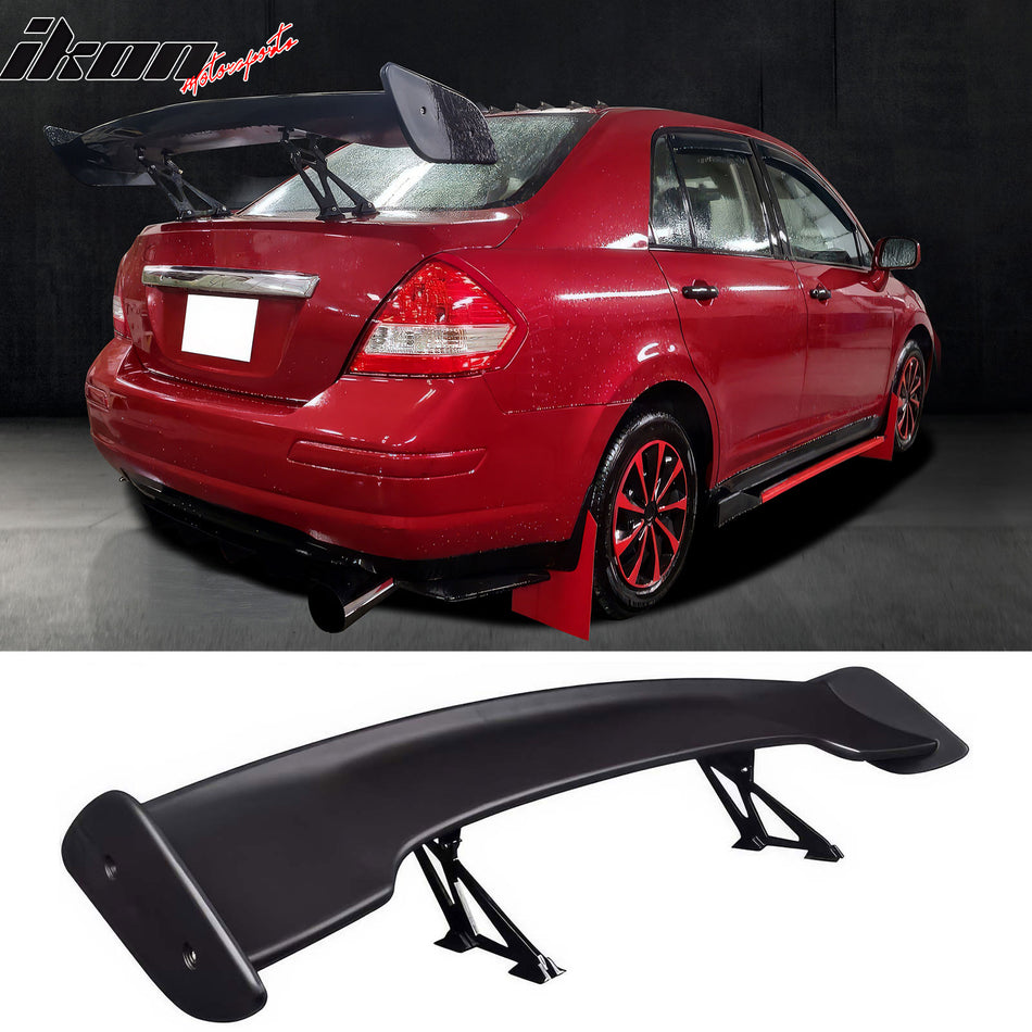 Honda 57"  Unpainted GT Style Adjustable Rear Trunk Spoiler Wing ABS