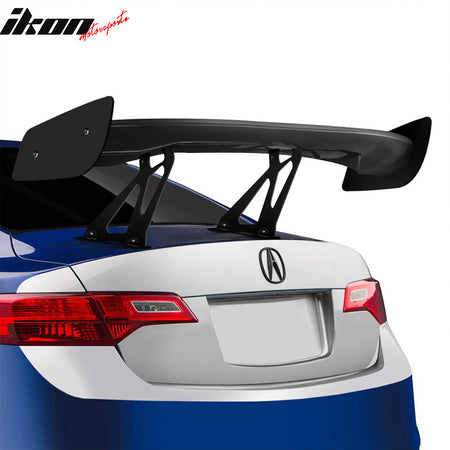 Universal 57 Inch ABS Black GT Wing Span JDM Trunk Spoiler Wing By IKON MOTORSPORTS