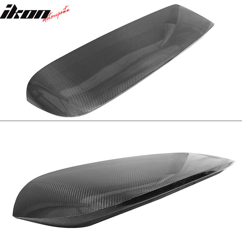 Fits 96-00 Honda Civic Hatchback Carbon Fiber CF Rear Window Roof Visor Spoiler