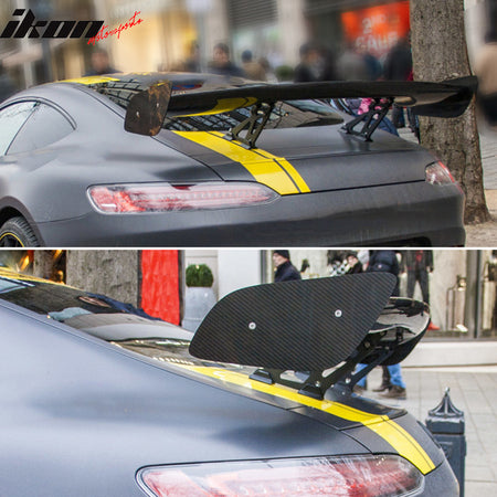 Fits 06-11 Honda Civic 57" JDM Racing GT Trunk Spoiler W/Bracket Carbon Fiber CF