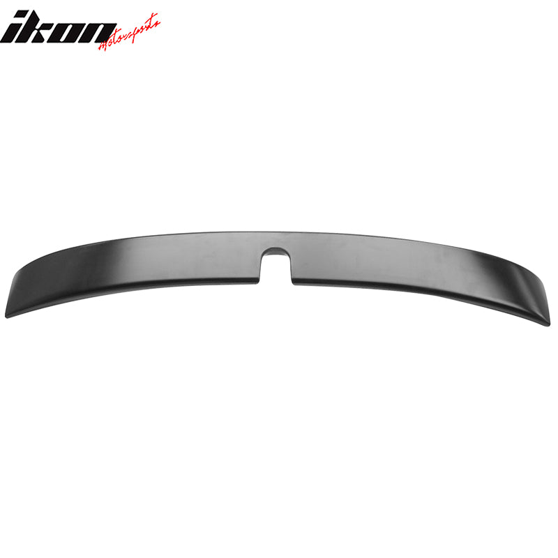 IKON MOTORSPORTS, Rear Window Roof Spoiler Compatible with 2001-2007 Mercedes-Benz W203 C-Class 4-Door, RL Style ABS Top Roofline Windshield Visor Spoiler Wing