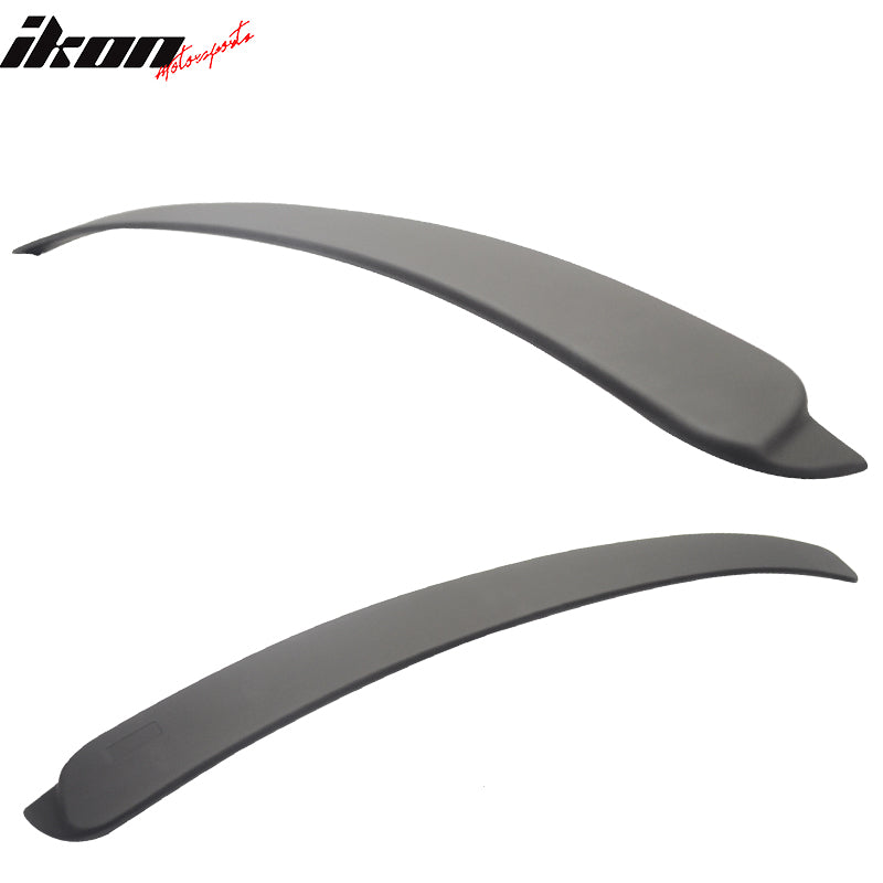 Fits 99-05 BMW E46 3-Series 4-Door AC Style Matte Black Rear Roof Spoiler ABS