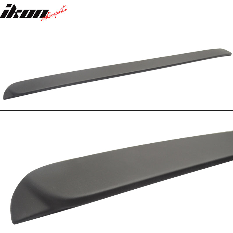 Fits 99-05 BMW E46 3-Series 4-Door AC Style Matte Black Rear Roof Spoiler ABS