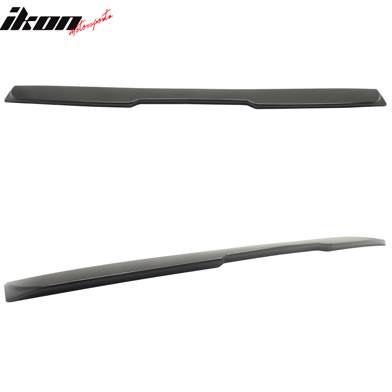 Fits 04-10 BMW 5 Series E60 AC Style Matte Black Rear Roof Window Spoiler Wing