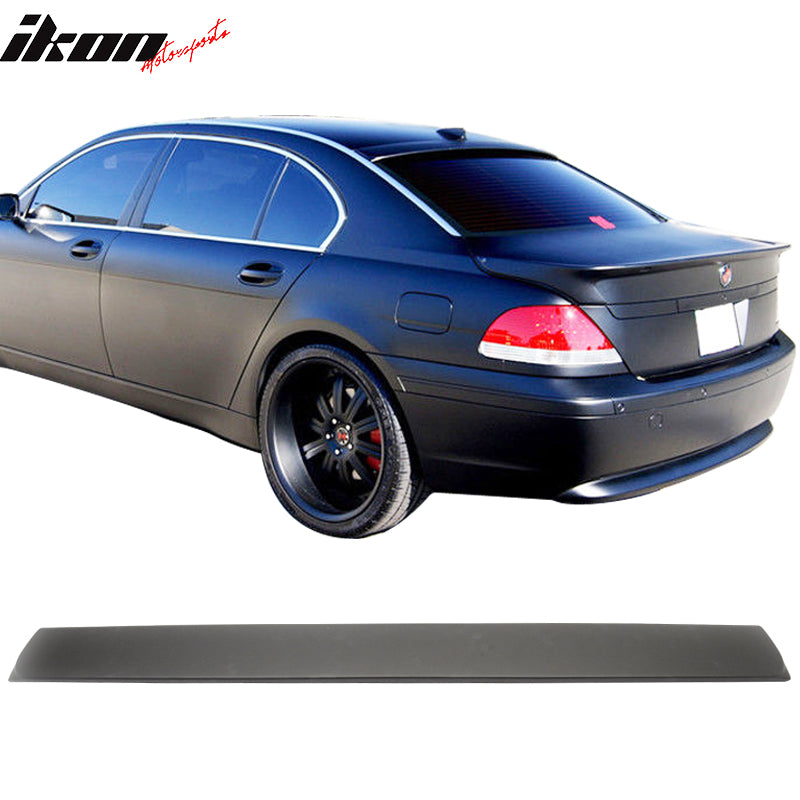 2002-2008 BMW E65 7 Series Pre LCI AC Matte Black Roof Spoiler ABS