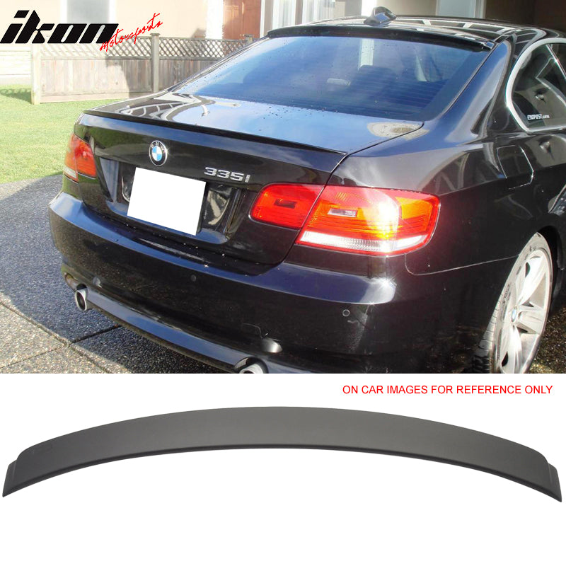 2007-2013 BMW E92 Coupe AC-S Style Matte Black Roof Spoiler Wing ABS