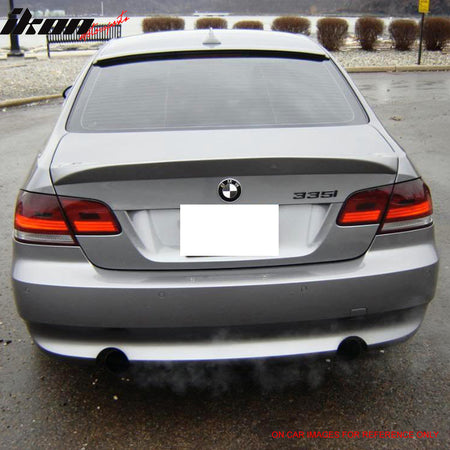 Fits 07-13 BMW E92 3 Series M3 Coupe AC Style Matte Black Rear Roof Spoiler Wing