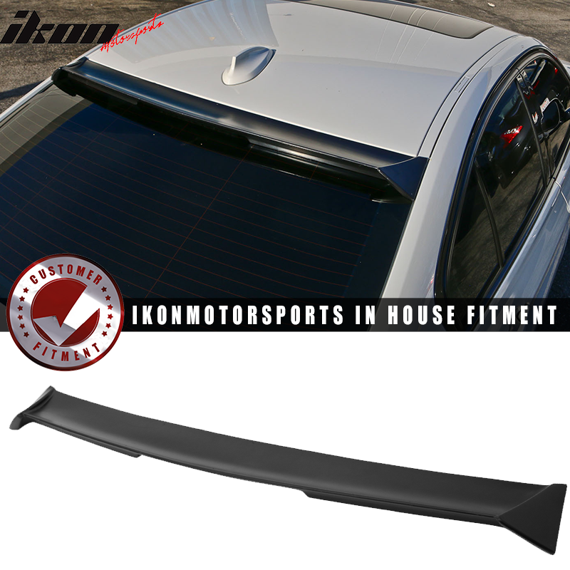 2012-2018 BMW F30 3-Series IKON Style Unpainted Roof Spoiler Wing ABS