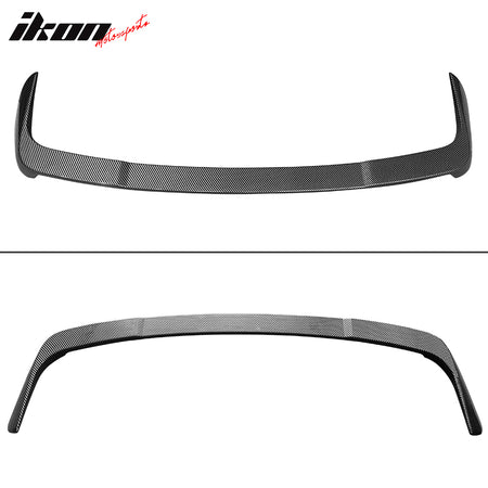 IKON MOTORSPORTS, Trunk Spoiler Compatible With 2019-2021 BMW G05 X5, HM Style Rear Roof Trunk Boot Lip Wing Deck Lid Body Kits ABS Plastic