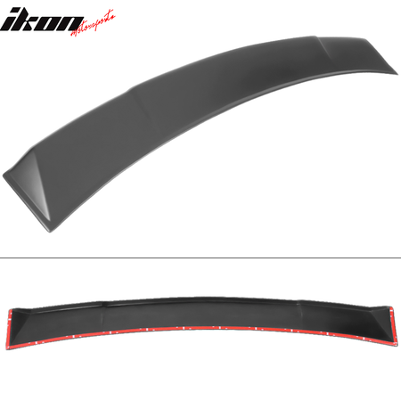 Fits 19-25 BMW 3 Series G20 Ikon Style Roof Spoiler Wing Lip Matte Black PP