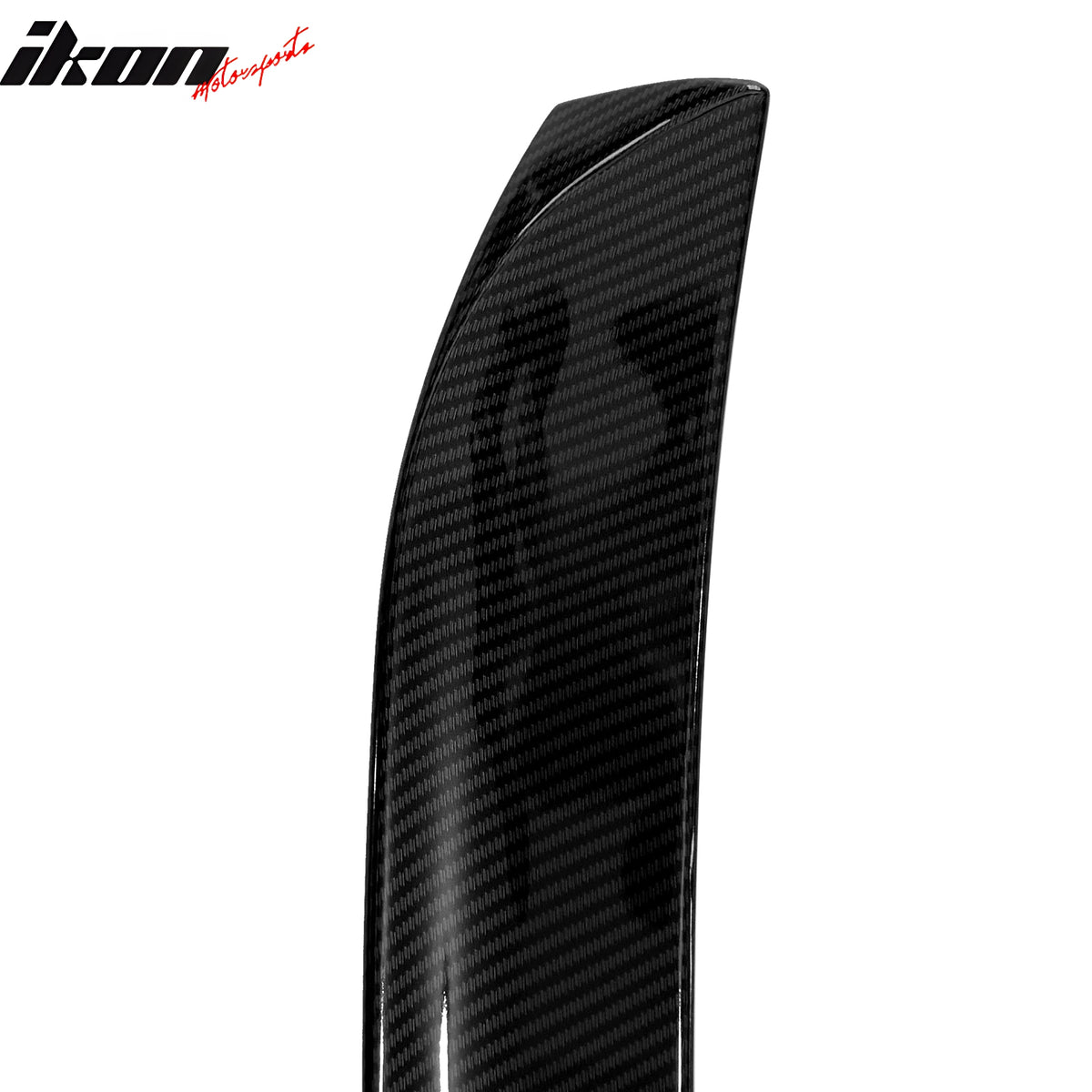 For 10-15 Chevy Camaro Coupe Roof Spoiler Carbon Fiber Print Wing Window Visor