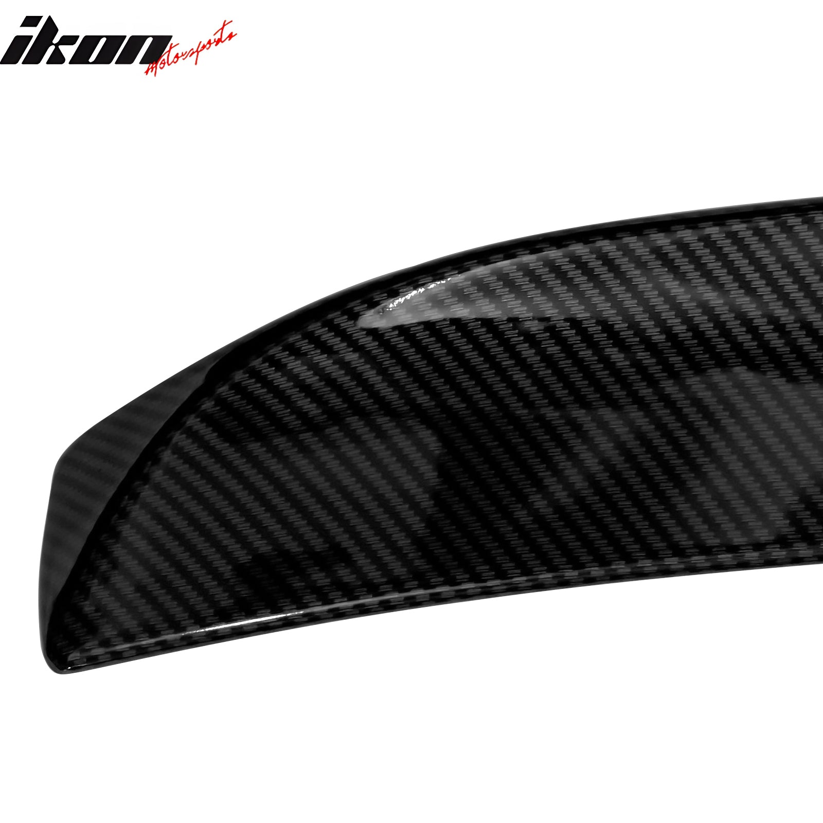 For 10-15 Chevy Camaro Coupe Roof Spoiler Carbon Fiber Print Wing Window Visor