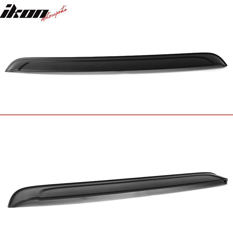 Fits 08-23 Dodge Challenger Rear Window Roof Spoiler Wing Unpainted Black PP