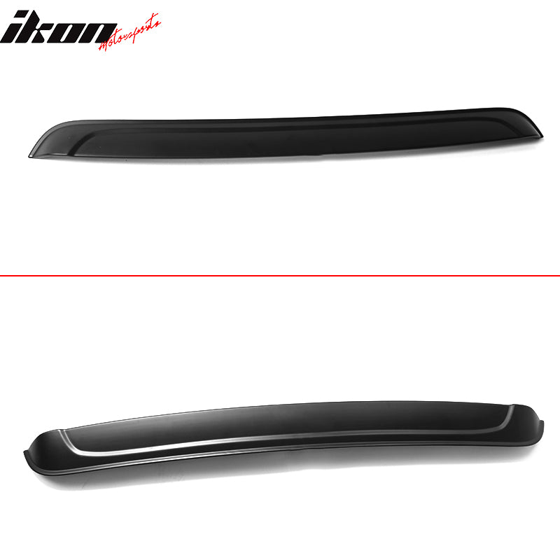 Fits 08-23 Dodge Challenger Rear Window Roof Spoiler Wing Unpainted Black PP