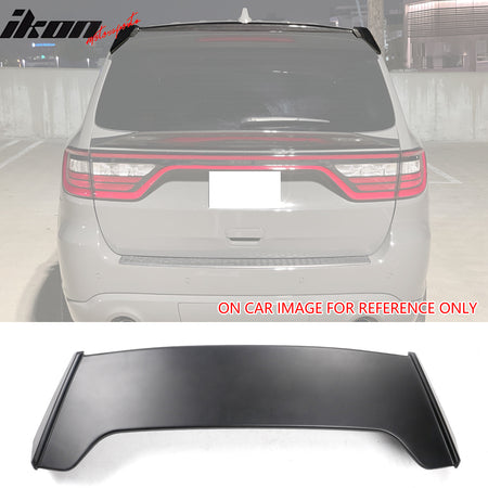 Fits 11-24 Dodge Durango IKON Style Rear Roof Spoiler Lip ABS