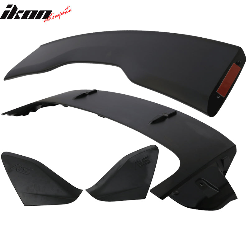 Fits 12-18 Ford Focus MK3 Hatchback 5Dr RS Style Rear Roof Top Spoiler Wing －ABS