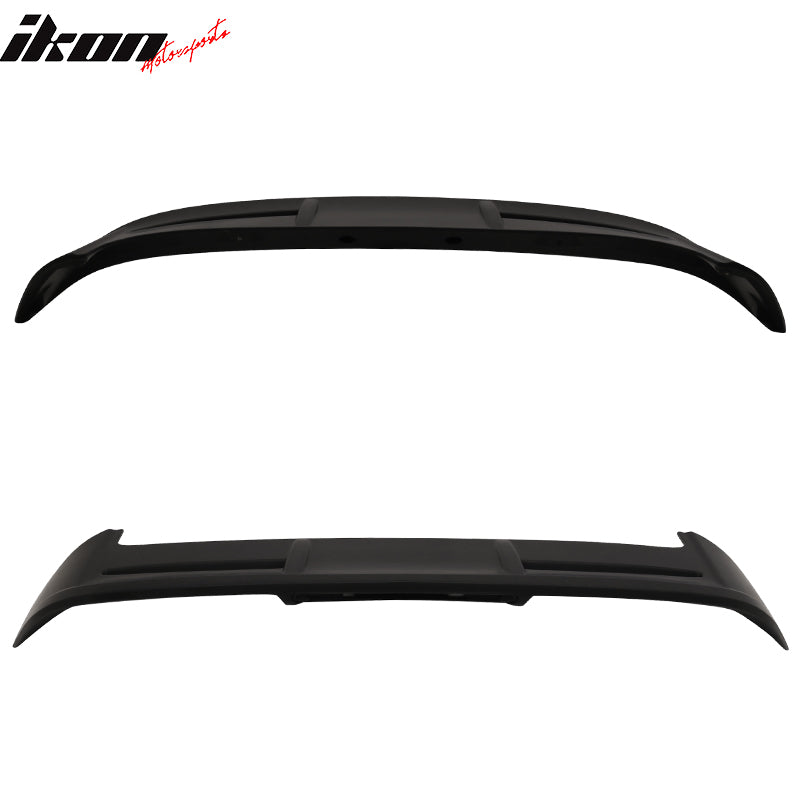 Fits 11-19 Ford Fiesta Hatchback ST Style Rear Roof Spoiler Matte Black ABS Wing