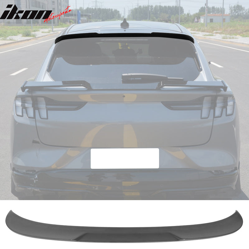 Fits 21-23 Ford Mustang Mach-E Rear Roof Window Spoiler Wing Kit ABS