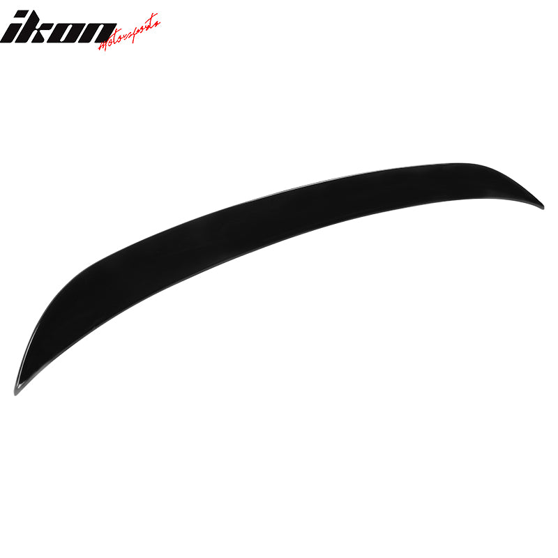 Fits 21-24 Ford Mustang Mach-E IKON Roof Window Spoiler Lip Wing ABS Gloss Black