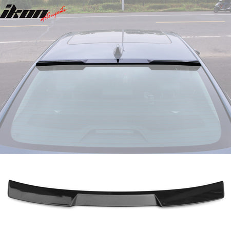 Fits 23-24 Honda Accord 11th Rear Roof Spoiler Black Top Window Visor ABS