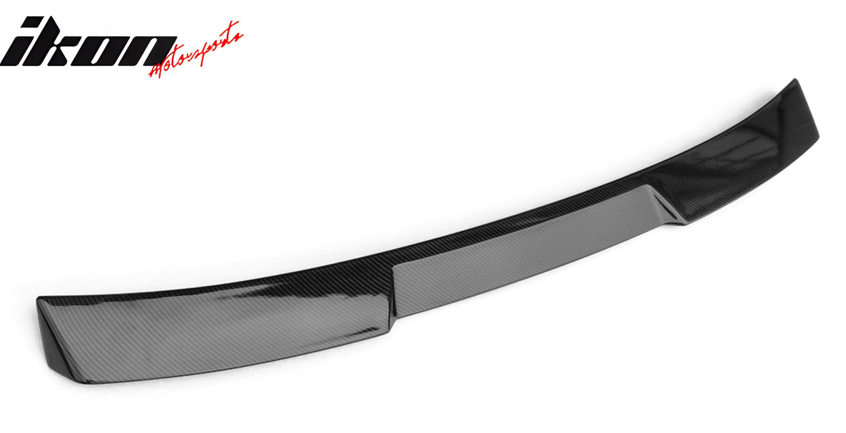 Fits 23-24 Honda Accord 11th Rear Roof Spoiler Black Top Window Visor ABS