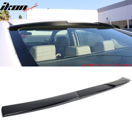 Fits 16-21 Honda Civic X Sedan 10th Gen 4Dr IKON Style Roof Spoiler - ABS