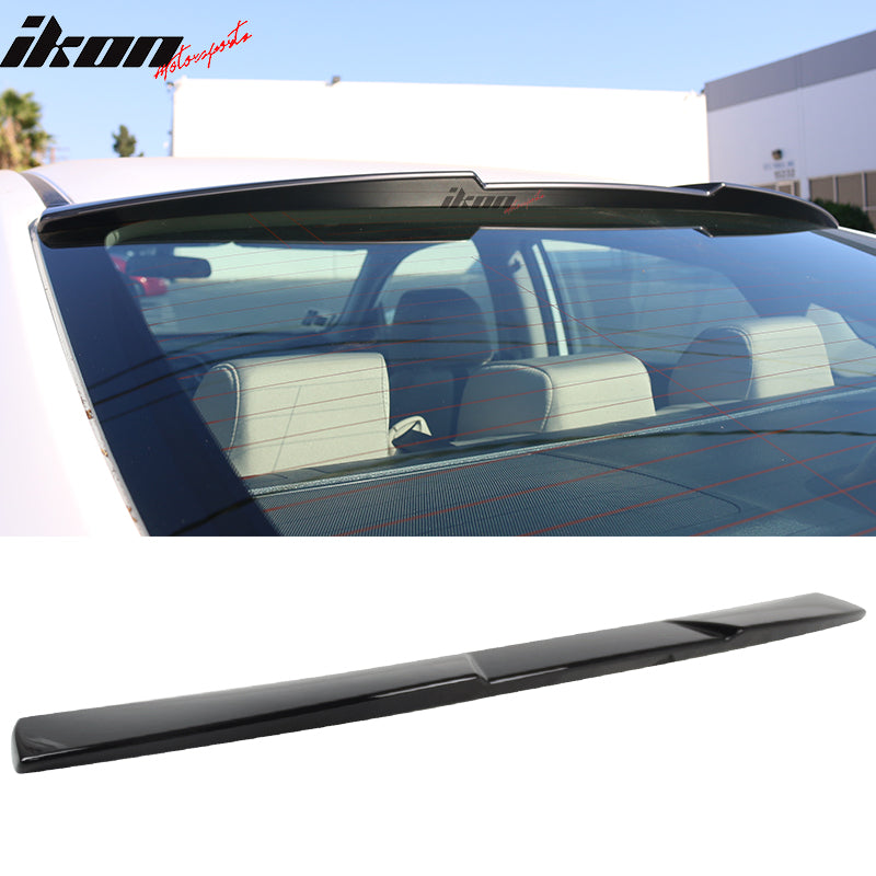 Fits 16-21 Honda Civic X Sedan 10th Gen 4Dr IKON Style Roof Spoiler - ABS