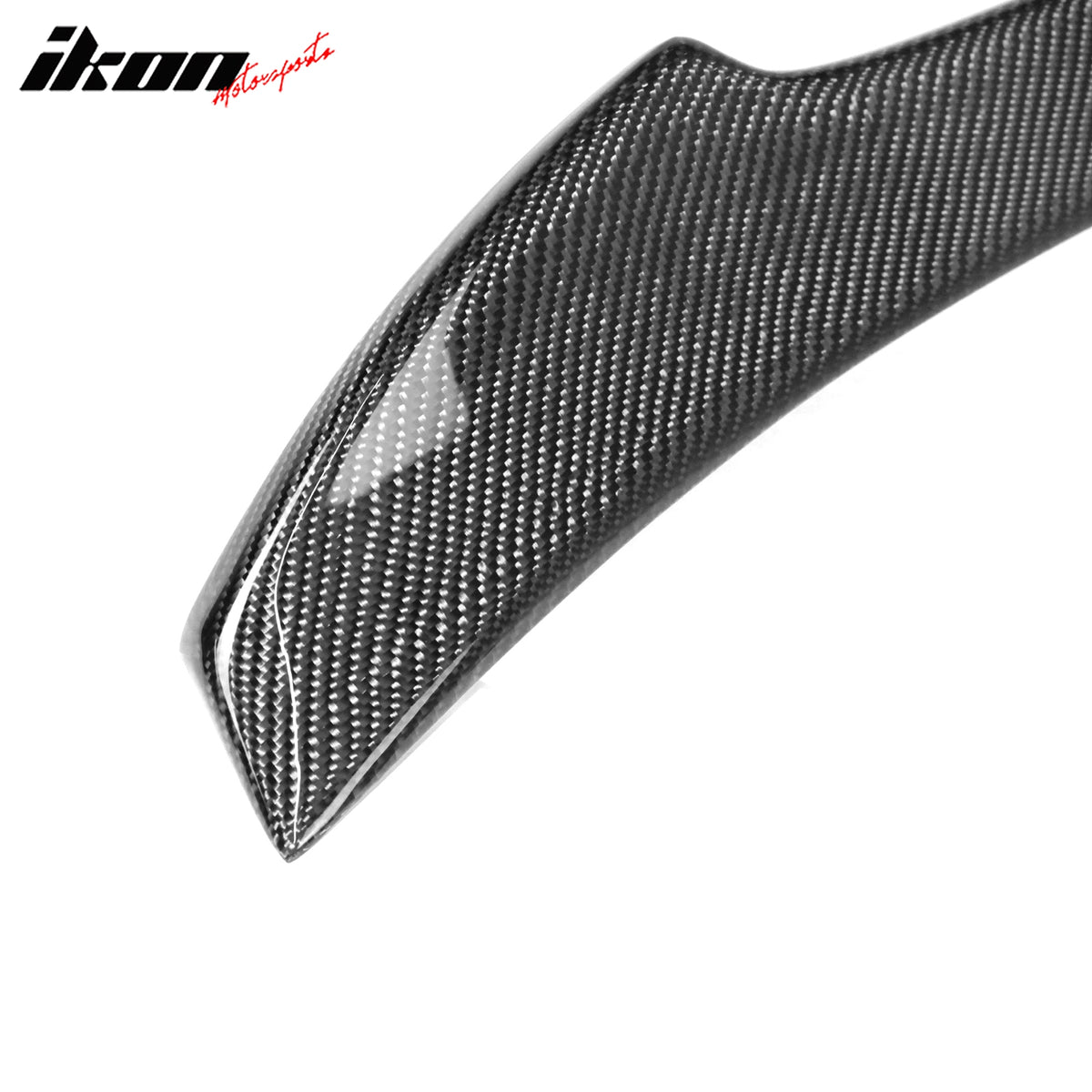 Fits 17-21 Honda Civic 10th Gen Hatchback V Style Carbon Fiber CF Trunk Spoiler