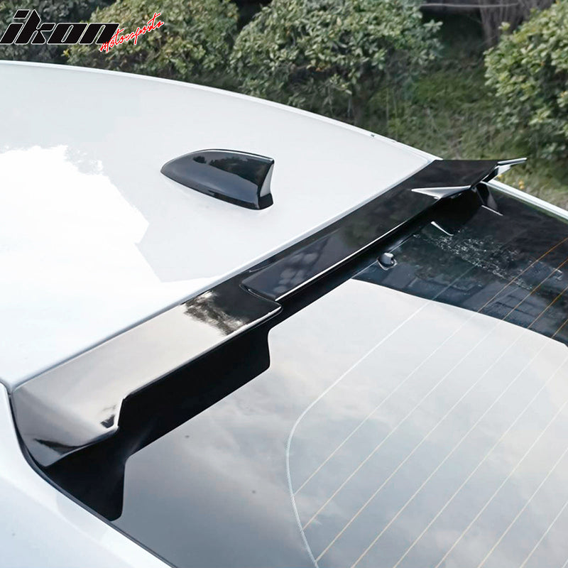 Fits 22-25 Honda Civic Hatchback IKON Style Rear Roof Spoiler ABS