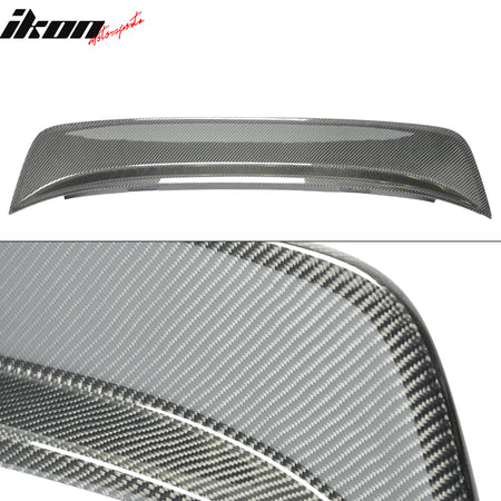 Fits 92-95 Honda Civic Hatchback JDM BYS Style Carbon Fiber CF Roof Spoiler Wing