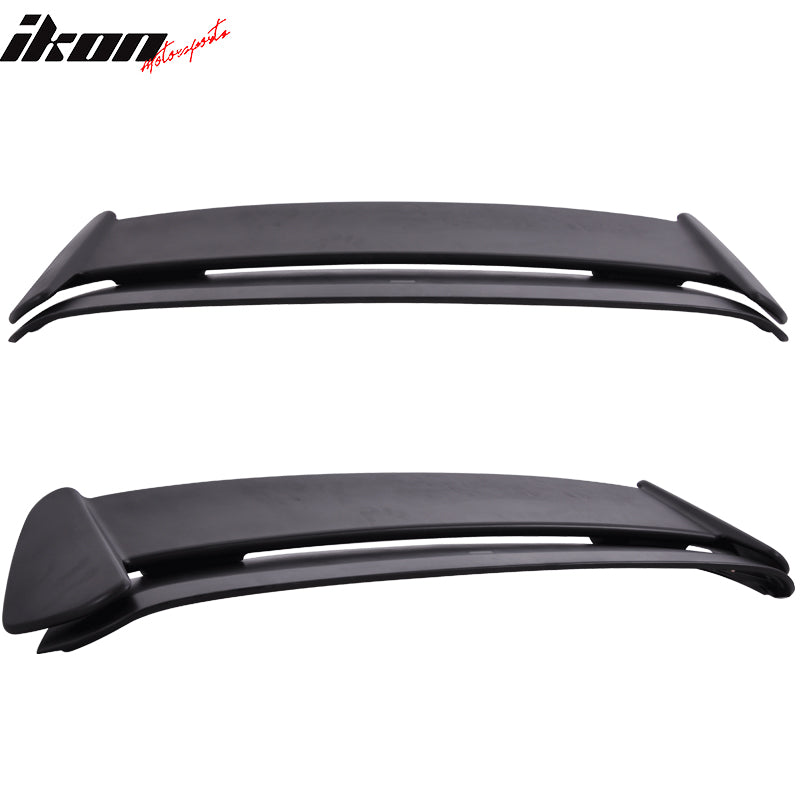 Roof Spoiler Compatible With 1996-2000 Honda Civic, TR Style ABS Black Rear Wind Spoiler Wing Bodykit By IKON MOTORSPORTS, 1997 1998 1999