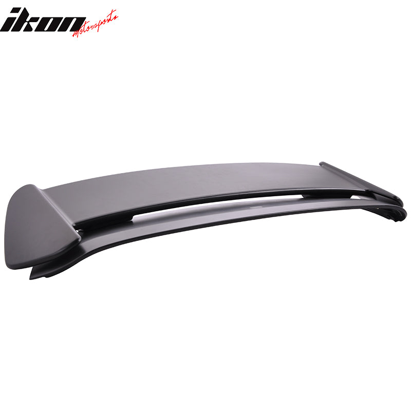 Roof Spoiler Compatible With 1996-2000 Honda Civic, TR Style ABS Black Rear Wind Spoiler Wing W/ 3rd Brake Light By IKON MOTORSPORTS, 1997 1998 1999